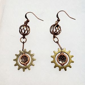 Gear Gears Earrings